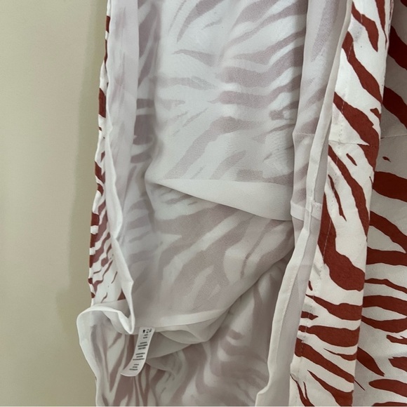 Rails Anya Zebra Print Midi Skirt - Rust zebra Orange-Brown - Size XLARGE - Picture 7 of 9
